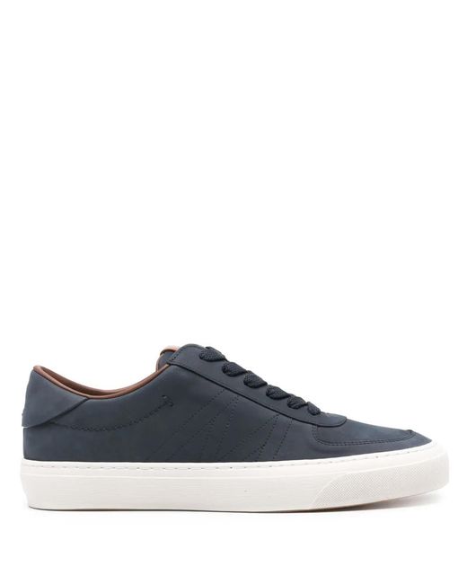 Moncler Blue Monclub Nubuck Sneakers for men