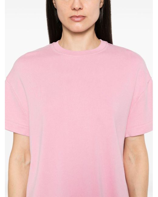 IRO Edweena Crew-neck T-shirt in het Pink