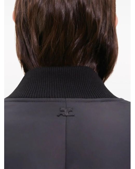 Veste Bomber À Logo Brodé Courreges pour homme en coloris Blue