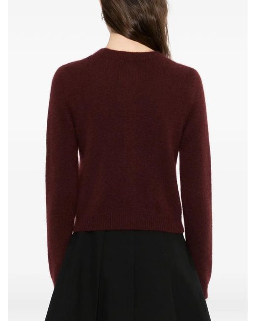 ShuShu/Tong Red Bead-Embellished Cardigan
