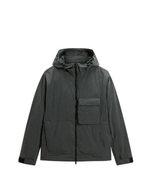 Woolrich Black Olmetex Jacket for men