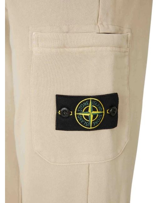 Stone Island Hose mit Kordelzug in Natural für Herren