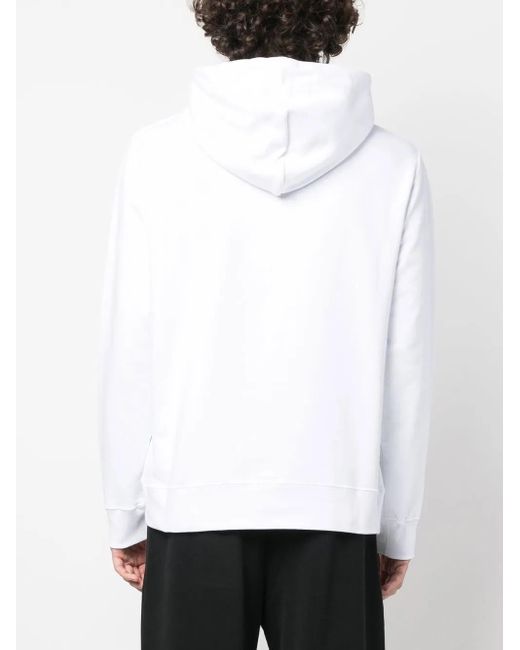 Gcds Pink Cotton Alien-Patch Drawstring Hoodie for men