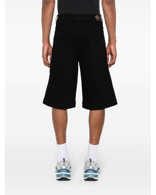 Versace Denim Shorts in het Black voor heren