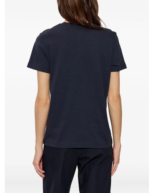 Moncler Drie T-Shirts Met Logo-Patch in het Blue