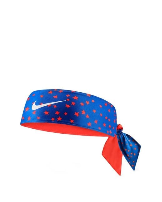 Nike Blue Dri-Fit 2.0 Reversible Head Tie for men