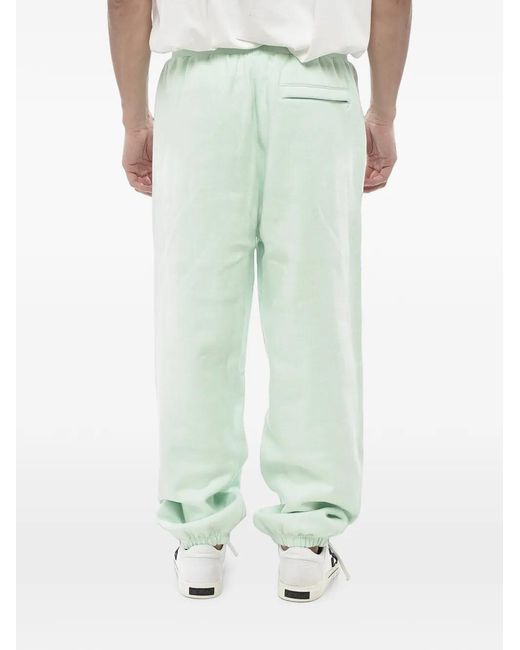 AWAKE NY Green Logo-Embroidered Track Pants for men