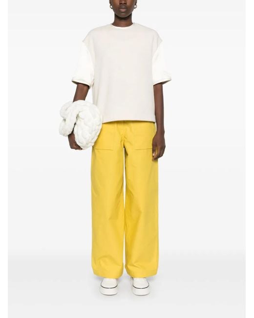Jil Sander White Virgin Wool Top
