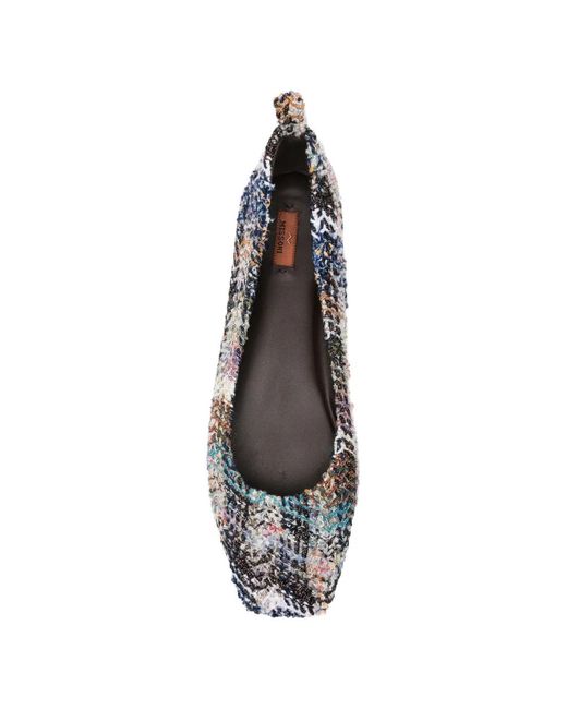 Missoni White Florence Ballet Flats