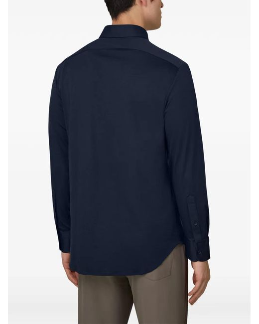 Boggi Blue New York Collar Polo Shirt for men