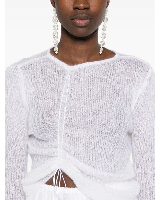 CECILIE BAHNSEN White Ussi Jumper