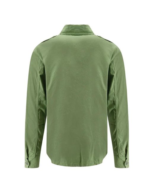 Aspesi Green Patch Pocket Shirt for men