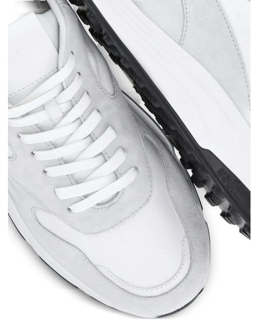 Hogan White Hyperlight Panelled Sneakers for men
