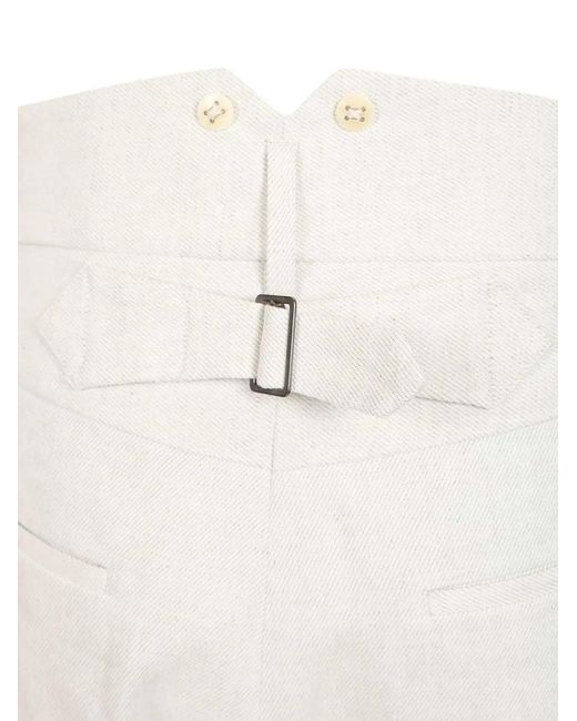 Vivienne Westwood White Relaxed-Fit Trousers for men