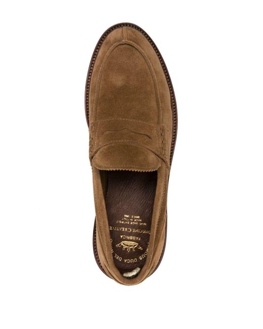 Officine Creative Sax 001 Penny-Loafer aus Wildleder in Brown für Herren