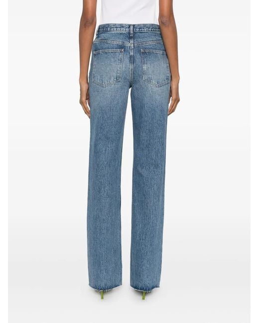 Frankie Shop Blue Dalston Straight-Leg Jeans
