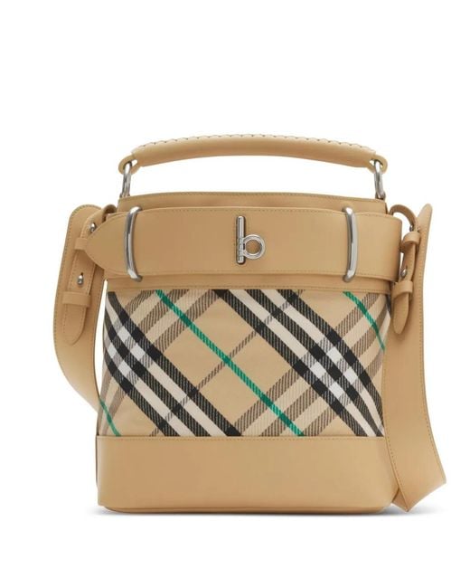 Burberry Brown Small Rocking Horse Bucket Bag