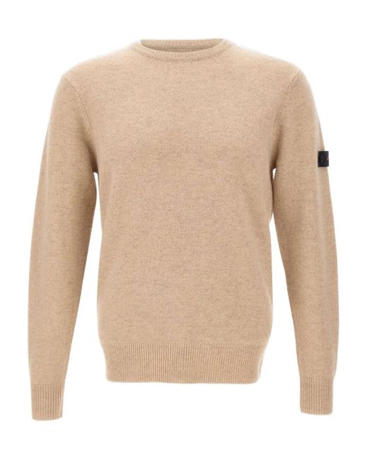 Peuterey Natural Logo-Patch Sweater for men