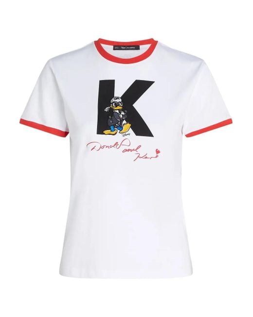 Karl Lagerfeld X Disney Petite Tシャツ White