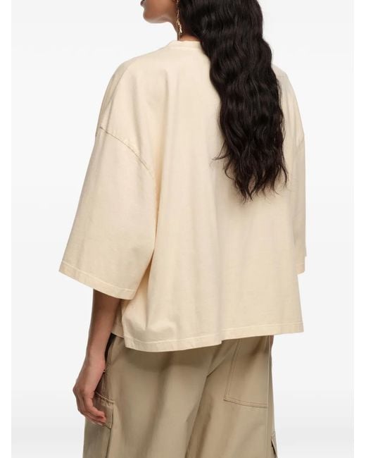 Bimba Y Lola Natural Graphic-Print T-Shirt