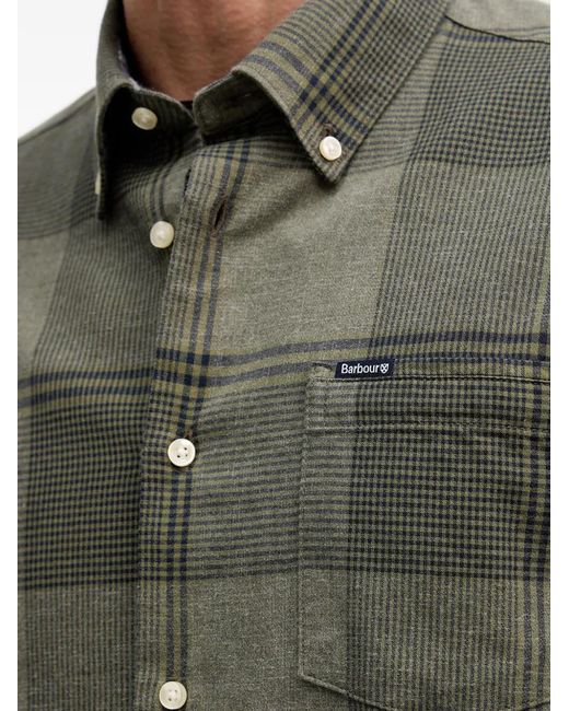Barbour Gray Heaney Shirt for men