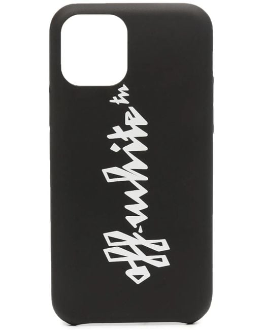 Off-White c/o Virgil Abloh Black Logo-Print Iphone 11 Pro Case