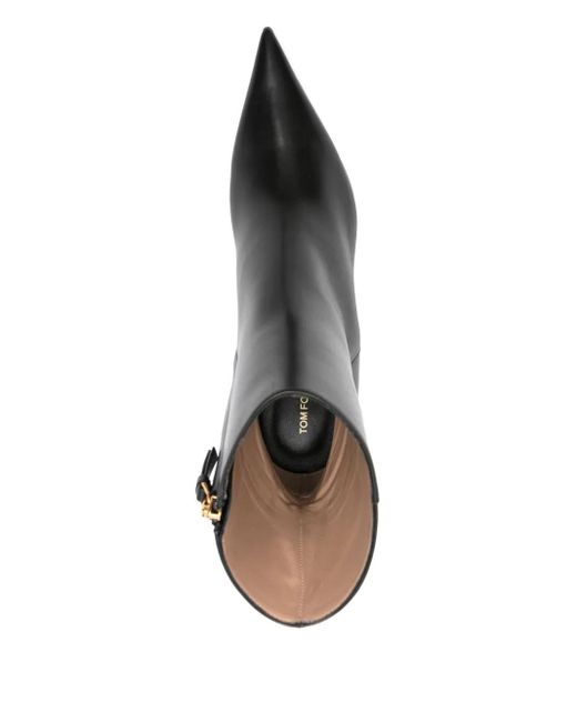 Tom Ford Black Julianne Pointed-Toe Boots