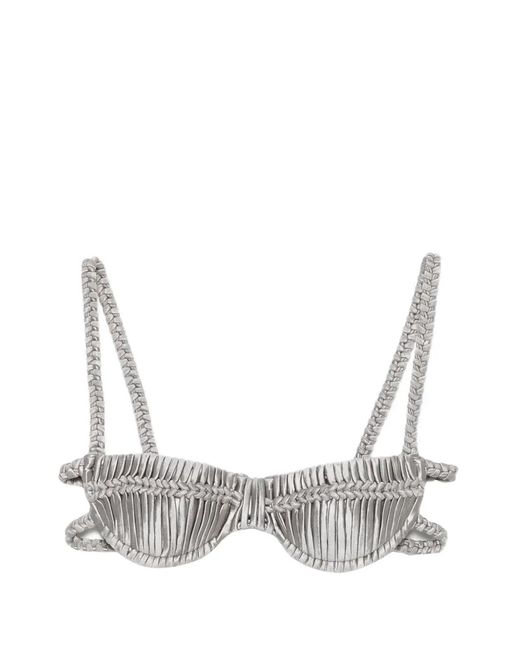 Isa Boulder Hayrose Bikinitop in het White