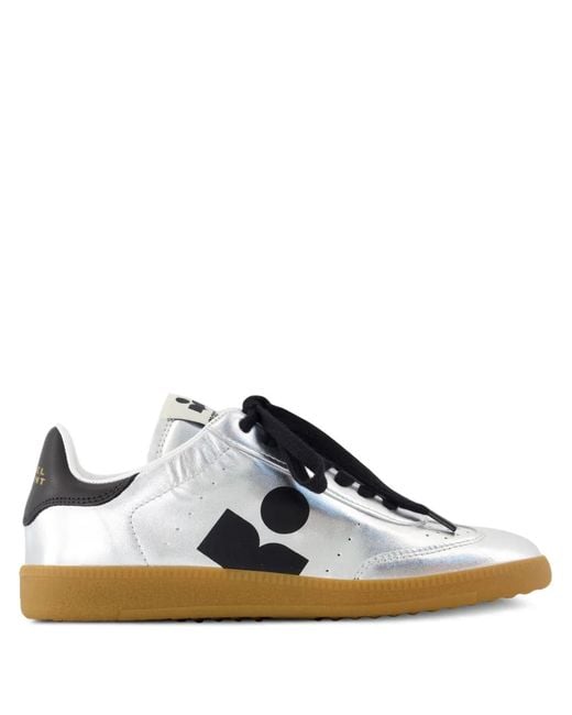 Isabel Marant Black Kaycee Leather Sneakers