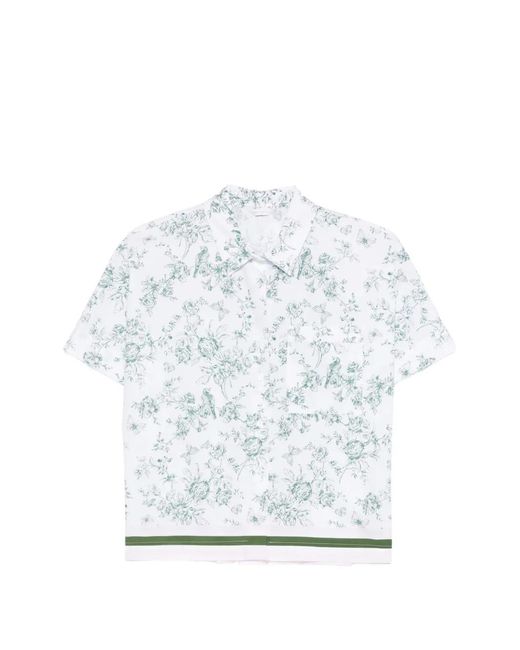 Robert Friedman White Floral Shirt