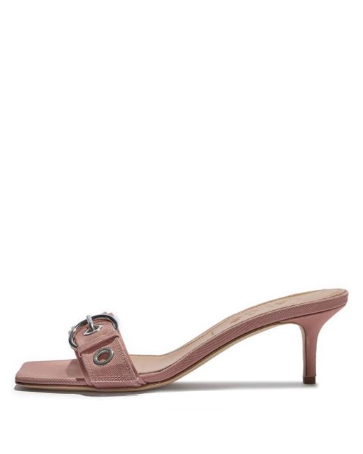 Aeyde Pink 55Mm Ilvy Buckle-Detail Sandals