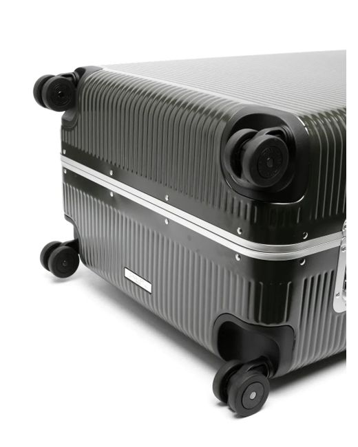 Fpm Milano Black Bank Light Trunk On Wheels L Suitcase