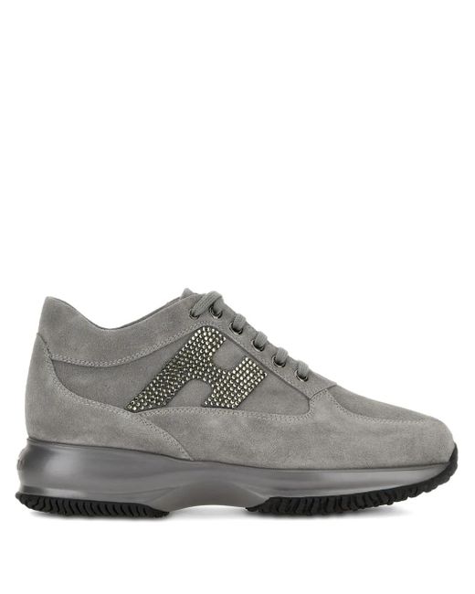 Hogan Gray Interactive Sneakers