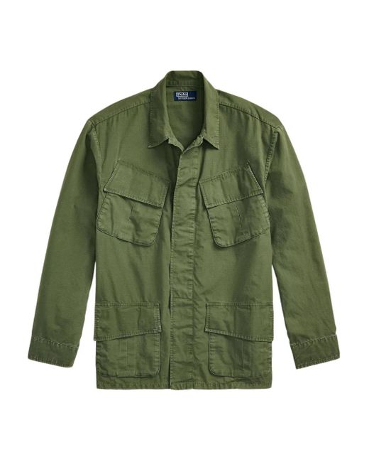 Polo Ralph Lauren Green Ripstop Shirt Jacket for men
