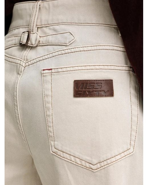 Miss Sixty Natural Belt-Loop Shorts