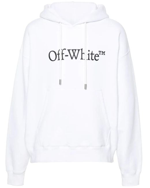 Hoodie Big Bookish Skate En Coton Off-White c/o Virgil Abloh pour homme en coloris White