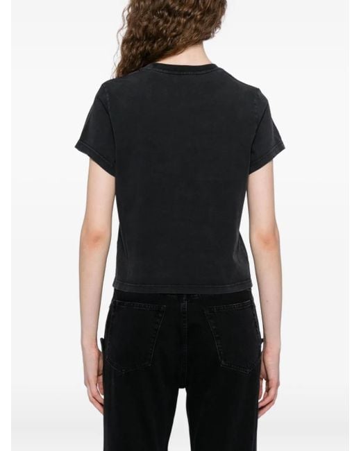 Alexander Wang Black Hotfix Star T-Shirt