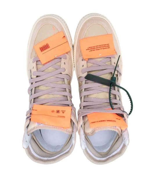 Off-White c/o Virgil Abloh Natural Off-Court 3.0 High-Top Sneakers for men