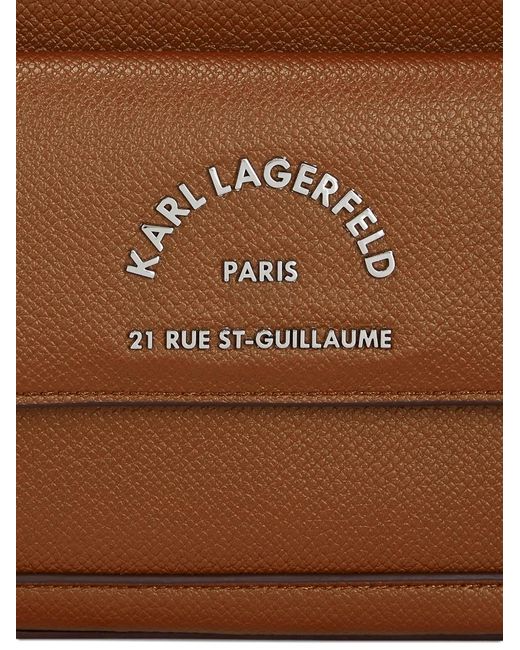Karl Lagerfeld Brown Rue St-Guillaume Cross Body Bag