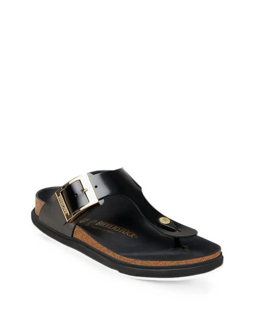 Birkenstock Black Gizeh Buckle-Fastening Thong Sandals