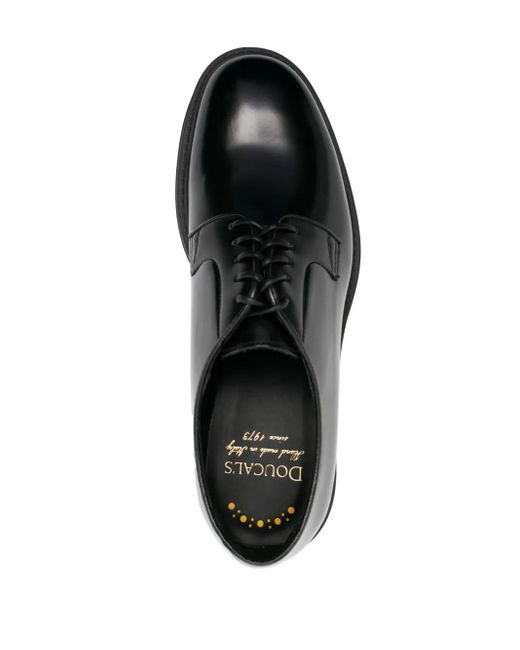 Derby Con Lacci di Doucal's in Black da Uomo