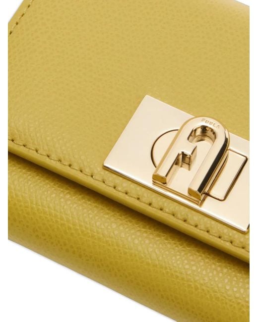 Furla Yellow 1927 Twist-Lock Wallet