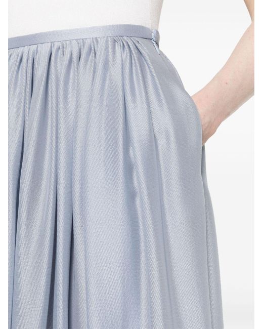 Falda larga Giorgio Armani de color Blue