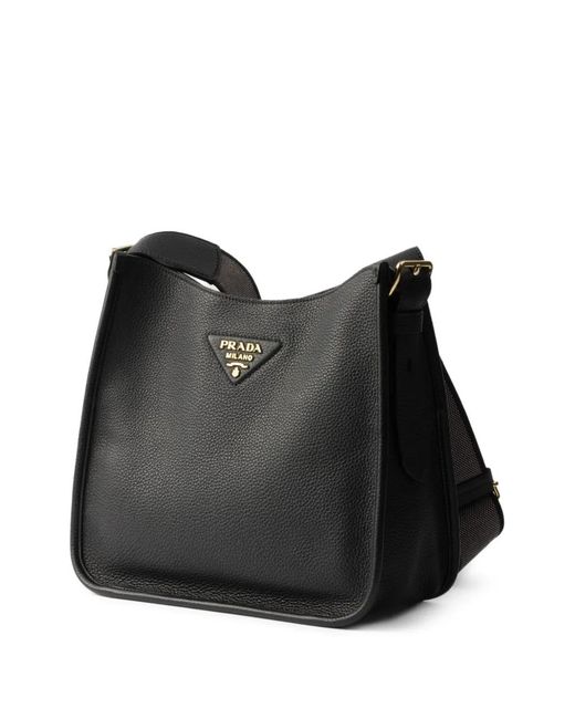 Prada Black Medium Leather Bag