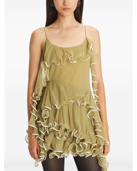 Tory Burch Green Jellyfish Dress