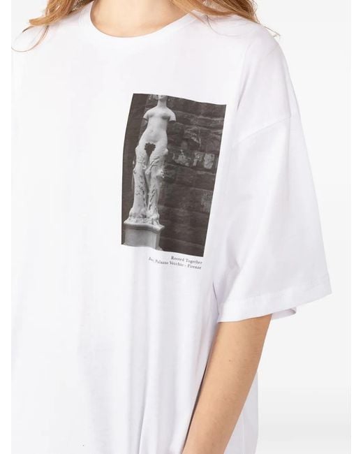 Societe Anonyme White Rooted Together Graphic T-Shirt