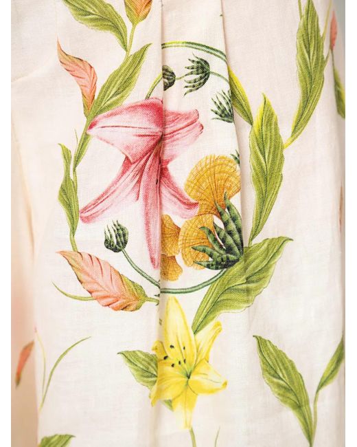 Pantaloni Piñon Marina di Agua Bendita in Metallic