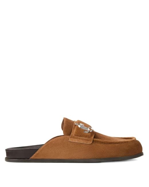 Jimmy Choo Brown Milo Mules for men