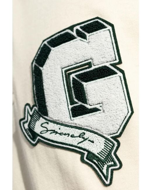 Givenchy Poloshirt Met Logopatch in het Natural voor heren