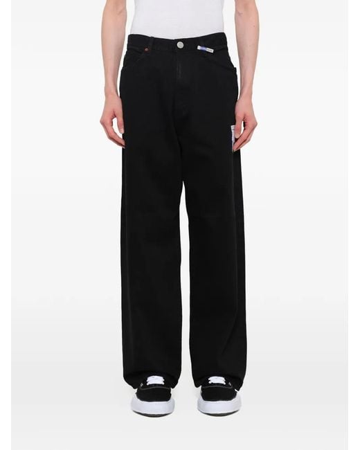 Maison Mihara Yasuhiro Black Instrumental Selvage Jeans for men